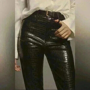 A NEW DAY BLACK PANTS & JUMPSUITS WITH FLARE LEGS SIZE 4